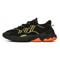 Мужские кроссовки Adidas Ozweego "Black Orange Green"